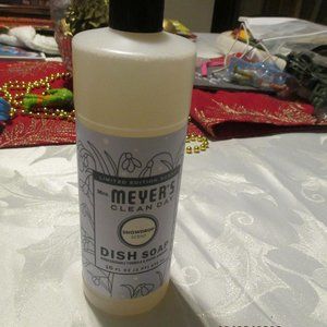 MRS MEYERS Clean Day Dish Soap SNOWDROP Scent FULL SIZE 16 Fl Oz. Hard To Find